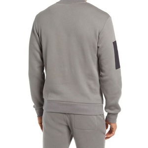 Sweat-shirt d'hiver léger pour homme, 100% coton, uni, écologique, col rond, style épaules tombantes, tenue décontractée - Product Image 5