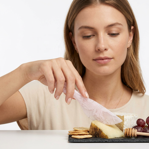 Resin <b>Cheese</b> <b>Knife</b> <b>Set</b> Eco-Friendly Dishwasher Safe Elegant Handheld for Home & Restaurant Use Durable Food Safe Handle Blade - Product Image 1