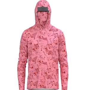 Camisetas de Pesca de Poliéster UPF50+ de Alta Calidad, Secado Rápido, con Capucha, Diseño Transpirable, Protección Solar, 100% Poliéster - Product Image 2