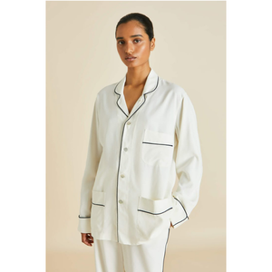 Vêtements de nuit écologiques en coton biologique, coupe ample pour un confort optimal, 10000 pièces/mois, fermeture à boutons - Product Image 1