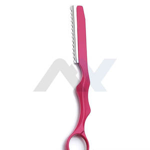 Navaja de Peluquería para Adelgazar y Texturizar el Cabello, Color Rosa, Elegante, para Mujer, Herramienta Profesional de Salón - Product Image 6