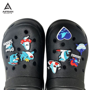 AIFRAN 2026 Dijes de PVC de dibujos animados al por mayor para zuecos, decoraciones de tiburón de goma suave, regalos a granel para niños - Product Image 2