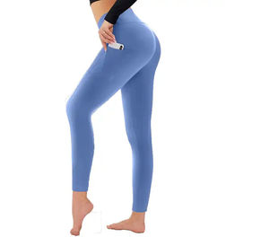 Best Selling Women Legging Workout Wear Women Legging Plain Solid Color Breathable Women - Product Image 4