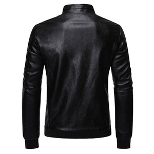 Veste en cuir PU de haute qualité pour homme, design personnalisé premium, nouvelle arrivée, design tendance de haute qualité. - Product Image 2