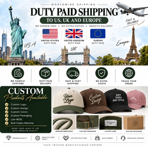 Casquette de mariage personnalisée à cinq panneaux en toile de coton premium, beige camel, avec visière marron expresso, monogramme LOVE et date brodés - Product Image 6