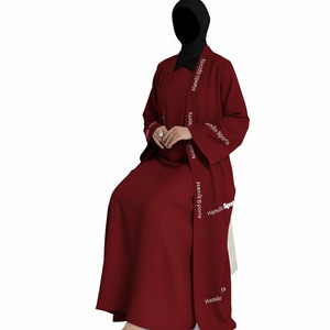 Abaya de Alta Calidad, Diseño Personalizado, Abaya para Mujer a Bajo Precio 2025, Venta al Por Mayor, Tallas Grandes, Abaya para Mujer de Dubái, OEM - Product Image 5