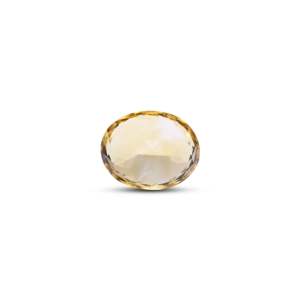Natural Cat's Eye Citrine Loose Gemstone 6.4 Carat Certified Yellow 4mm - Product Image 2