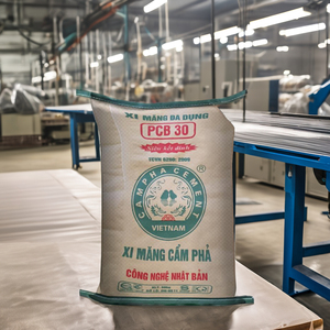 Sac tissé en papier kraft du Vietnam PP pour l'emballage de ciment et de farine forme rectangulaire avec valve de manipulation de surface d'impression flexo - Product Image 4