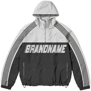 BRANDNAME กางเกงวอร์มทรงสปอร์ตสำหรับทุกเพศ ดีไซน์ลายทางเต็มตัว ระบายอากาศได้ดี ผลิตจากโพลีเอสเตอร์ เหมาะสำหรับใส่ในฤดูใบไม้ร่วง เอวยางยืด - Product Image 4