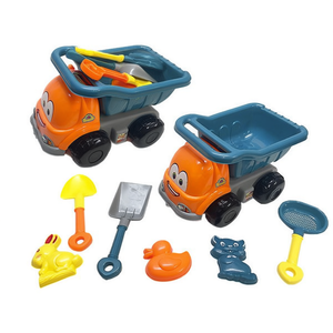 Set di giocattoli da spiaggia per camion, 6 pezzi, con stampo per pala e cestino per bambini, per giocare sulla sabbia - Product Image 2