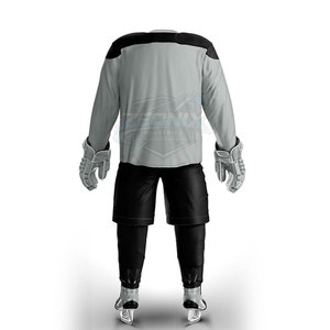 Uniforme de Hockey sobre Hielo Profesional Personalizado 2026, Transpirable, Ligero, de Manga Larga, Alta Calidad, 100% Poliéster, Servicio OEM - Product Image 3