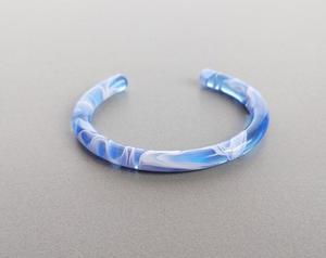 Bracelet jonc léger en résine imitation acrylique, accessoires de mode - Product Image 4