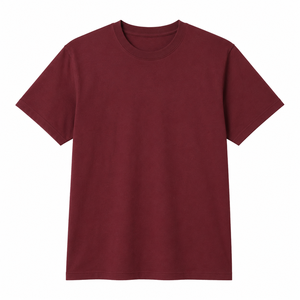 เสื้อยืดโอเวอร์ไซส์ผู้ชาย สีพื้นเรียบง่าย สไตล์สตรีทแวร์ ไซส์พลัส ดีไซน์โดดเด่น เนื้อผ้านุ่มสบาย รับผลิตแบบ OEM ขายส่งจากโรงงาน - Product Image 6