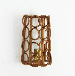 Statement <b>lights</b> for home space cheap price rattan <b>sconce</b> sustainable wall lampshade <b>sconces</b> - Product Image 4