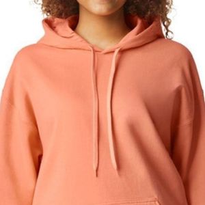 Sudadera con Capucha para Mujer Coral, Manga Larga, Forro Polar, Bolsillo Canguro, Casual, Logotipo Personalizado, Venta al por Mayor, Fabricante de Sudaderas con Capucha - Product Image 5