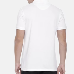 Polo T-shirts décontractés personnalisés pour hommes, haute qualité, été, rose teint, manches noires, vente en gros - Product Image 4