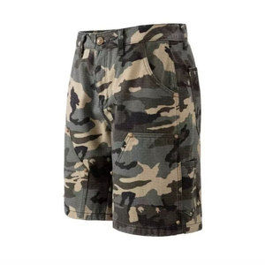 Shorts de chasse décontractés personnalisés pour hommes, 100 % coton, couleur unie, écologiques, légers, respirants, séchage rapide, avec cordon de serrage à la taille - Product Image 1