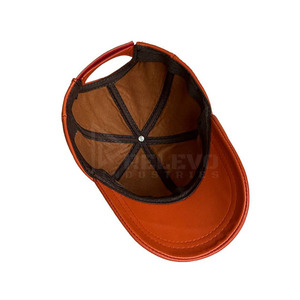 Gorra Trucker Unisex de PU de Alta Calidad, 6 Paneles, Transpirable, Impermeable, Casual, con Botón, Color Sólido, Talla Adulto 56-58CM, Estilo Urbano - Product Image 3