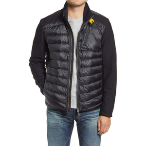 Chaquetas acolchadas de poliéster para hombres adultos, color negro, con cremallera, manga larga, ropa casual de invierno, chaqueta acolchada para jóvenes. - Product Image 3