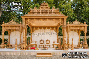 Muebles Tallados para Bodas Musulmanas, Muebles para Bodas Indias, Juego de Sillas para Bodas Reales, EE. UU. - Product Image 3
