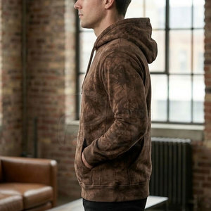 Sweat-shirts pour hommes de qualité supérieure, effet délavé, tissu doux, style streetwear élégant, parfaits pour les tenues décontractées et la mode de tous les jours. - Product Image 5