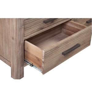 Cómoda Minimalista de Acero Inoxidable y Madera de Acacia de 7 Cajones, Colección ATLAS, la Más Vendida, Proveedor de Vietnam, para Dormitorio - Product Image 1