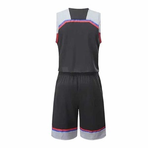 Nouvel uniforme de basket-ball style classique, uniforme de basket-ball à séchage rapide, en vente en ligne - Product Image 2