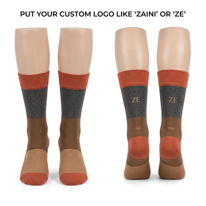 Premium 200 GSM Polyester Spandex Professional Sports <b>Socks</b> <b>Thick</b> <b>Winter</b> Men Crew Custom Logo Knitted OEM ODM - Product Image 1