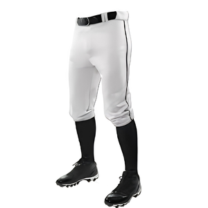 Pantalon de baseball noir pour homme, anti-humidité, 100 % polyester, coupe classique, fermeture boutonnée, couleur unie, toutes saisons - Product Image 5