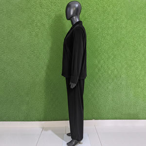 Pyjama d'hôtel haut de gamme en tissu éponge, taille élastique, manches courtes, longueur genou, logo frontal, sexy, pour femme, soirée, grandes tailles, doux - Product Image 4