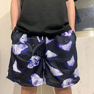 Shorts en mesh pour hommes avec logo personnalisé OEM, shorts de basket-ball en mesh personnalisés pour hommes, fabricant de shorts d'entraînement athlétiques OEM - Product Image 2