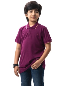 Polos de Algodón 100% Tejido Premium 2026 Fabricados por OEM para Niños, Logotipo Bordado Personalizado, Estilo Casual, Opciones Multicolores - Product Image 3