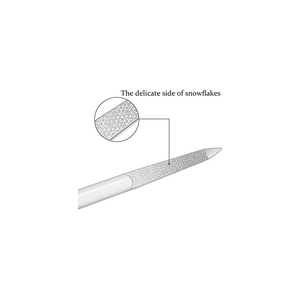 Lima de uñas profesional de acero inoxidable con hoja de escorpión, papel de lija de alta calidad con grano 180/240 para logotipo personalizado - Product Image 3