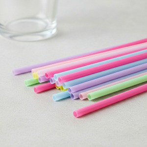 PP <b>Straws</b> <b>For</b> Bubble Tea 100% Recyclable Disposable Individually Wrapped Loose Package Milktea <b>Straw</b> Colorful <b>Straw</b> - Product Image 1