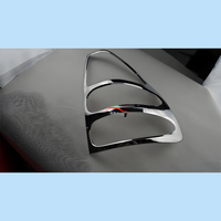 Couvercle de feu arrière chromé pour Prado FJ120 2003-2009 Kit de décoration d'accessoires automobiles de luxe sport 4x4 accessoires de véhicules automobiles