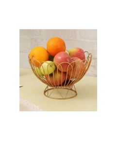 New Arrival Kitchen Storage Container Decorative Metal Iron <b>Wire</b> Handcrafted Farmhouse Fruits Beverage <b>Basket</b> <b>Basket</b> With Handle - Product Image 1
