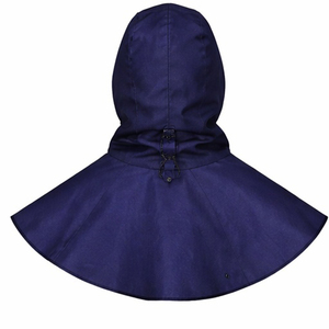 ROAD FITTER Flame Resistant Balaclava Hooded Protective Neck Gaiter Navy Blue <b>Welding</b> Workwear Cover Polyester/Spandex Image - Product Image 2