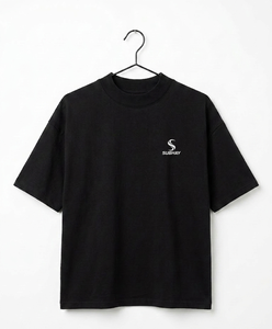 เสื้อยืดสีดำผู้ชายแบบไหล่ตกพร้อมโลโก้สั่งทำ |   เสื้อเชิ้ตพรีเมียมผ้าฝ้าย 100% 240 GSM SUBHAY รุ่นซัมเมอร์ ทรงโอเวอร์ไซส์ หนานุ่ม - Product Image 1