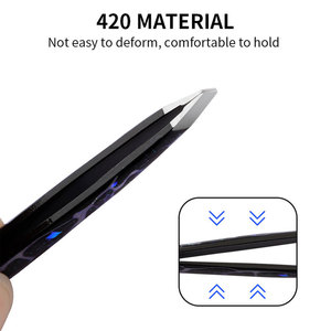 ชุดที่ตัดหนังกำพร้าและแหนบสแตนเลสสตีลทนสนิม ลายหินอ่อนดีไซน์แรงบันดาลใจจากกาแล็กซี่ แข็งแรงทนทาน ไม่เหมือนใคร - Product Image 2