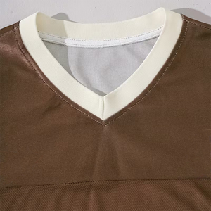 Camiseta de Fútbol para Hombre, Corte Cuadrado, Tela de Poliéster, Cuello en V, Ajuste Regular, Transpirable, Secado Rápido, Color Personalizable - Product Image 4