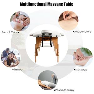 Table de massage et de soin du visage portable et réglable avec étui de transport - Product Image 6