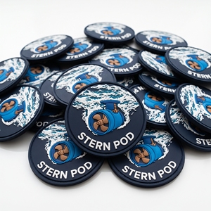Insignias de Goma Personalizadas, Parches de PVC Moldeados en 3D, Emblemas de Silicona para Uniformes de Trabajo, Chaquetas, Fabricante - Product Image 4