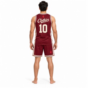 Conjunto de Uniforme Deportivo de Baloncesto, Camiseta y Pantalones Cortos a Juego, Ropa Deportiva Transpirable para Entrenamiento, Juego y Práctica - Product Image 2