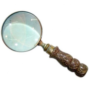 2025 nuevo diseño antiguo latón ojo lupa buena calidad Metal Vintage Look LED indio artesanías lectura al por mayor - Product Image 4