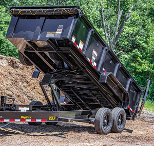 Factory Price Mini Dump Truck <b>Trailer</b> Engine Motor 10-gauge Steel 5-Year Warranty 2-10 Ton Capacities 5x8/7x12/7x14/6x12/6x14 - Product Image 1