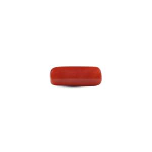 Loose 6.65 Ct Heart Cut Red Coral Gemstone for Fine Jewelry - Product Image 2