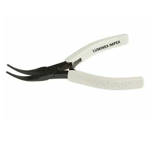 Alicates de Punta Larga Curvada de 150 mm, Acero Inoxidable de Alta Calidad para Joyería, Mandíbula de 42 mm, Mandíbula Curva de Micro Precisión, Ligeros - Product Image 1