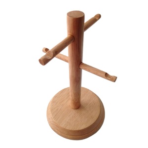 Fresh Arrival Wooden <b>Mug</b> Tree <b>Stand</b> Rustic Artistic Handcrafted Minimalist Modern Kitchen Dining Home Office Organize - Product Image 2