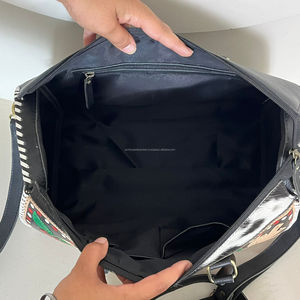 Bolso Speedy Grande Nuevo de Cuero Genuino con Diseño de Póker, Bolso de Mano de Viaje, Bolso de Fin de Semana para Mujer - Product Image 6