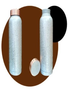 Premium Export <b>Copper</b> <b>Bottle</b> Pure <b>Copper</b> Ayurvedic <b>Drinking</b> Leakproof Lid Eco Friendly Durable Reusable Top Rated <b>Bottle</b> - Product Image 4